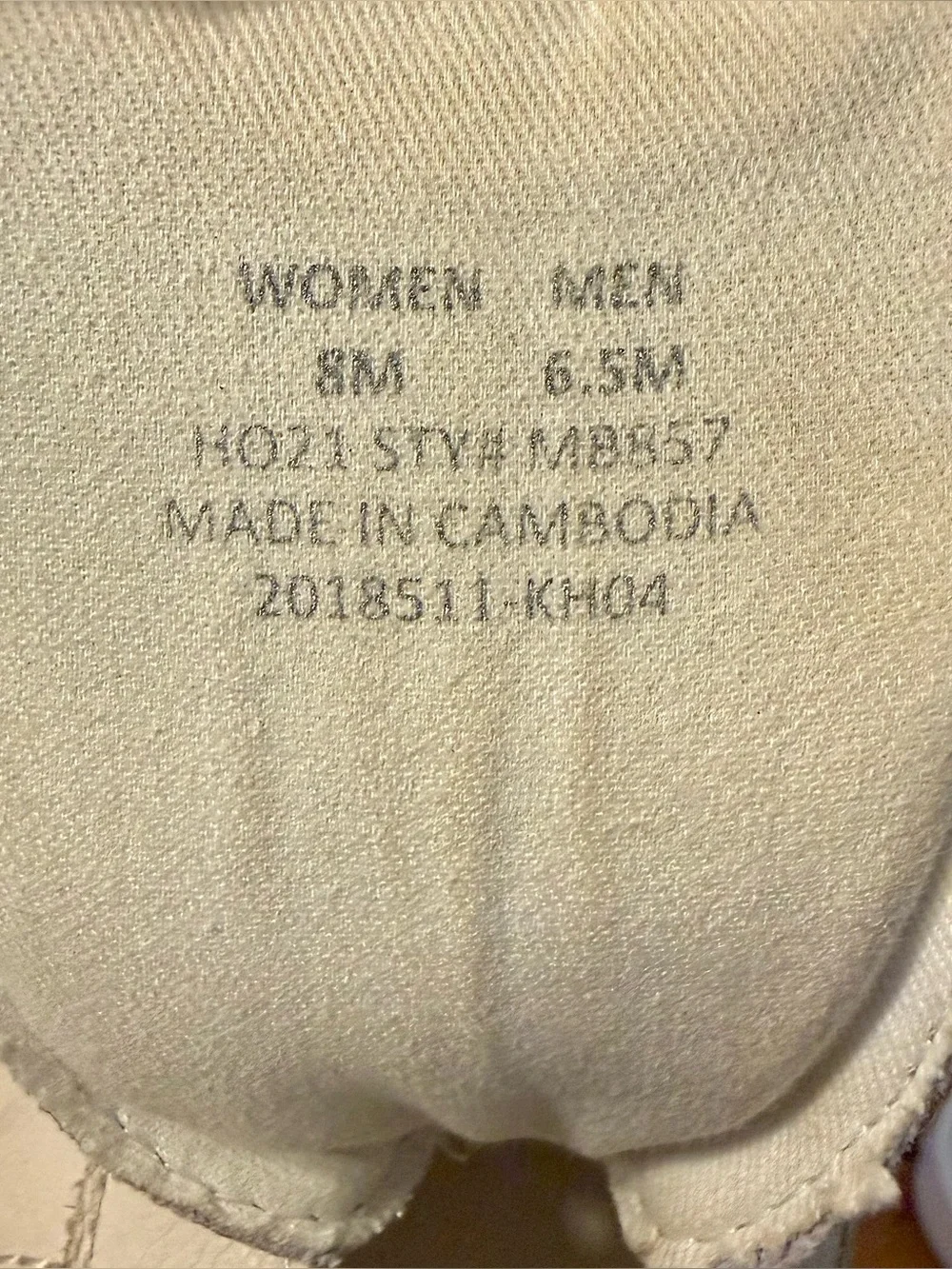 Madewell Kickoff Trainer Sneakers in Cream Multi Womens Shoe Size 8M Men’s 6.5M